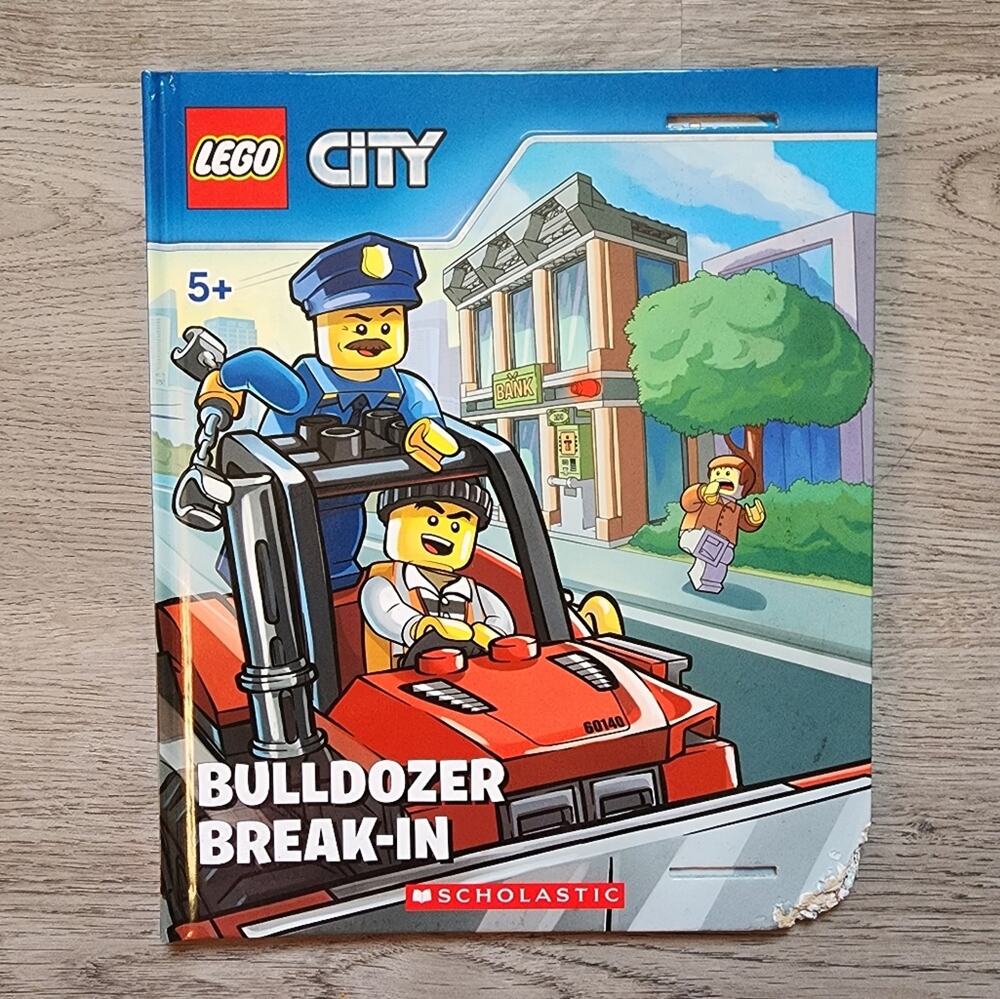 Lego City Bulldozer Break-In Hardcover Children's Illustrated Fiction Book 2017